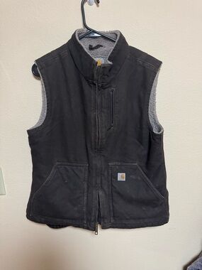 Women’s Carhartt Sherpa Lined Vest - Medium - Brown